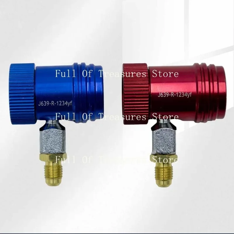 1234YF Adjustable Automotive Air Conditioning High And Low Pressure Quick Coupler Refrigerant Meter Fluorine Wholesale