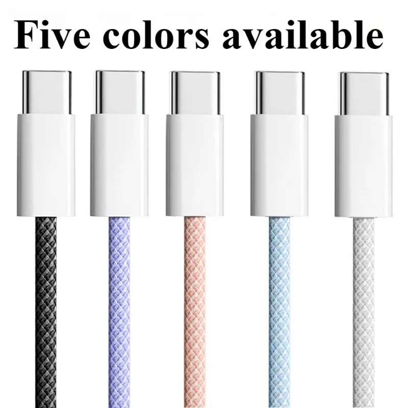60W PD USB-C To USB C Fast Charger Cable for Apple IPhone 16 Pro Max 15 Plus Type-C Charging for Samsung Xiaomi IPad MacBook - náhled 2
