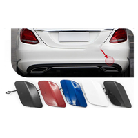 For Mercedes-Benz C-Class W205 Rear Bumper Tow Eye Hook Cap Cove Sedan 250 280 300 320 350 400 450 2015-2021 2058850224