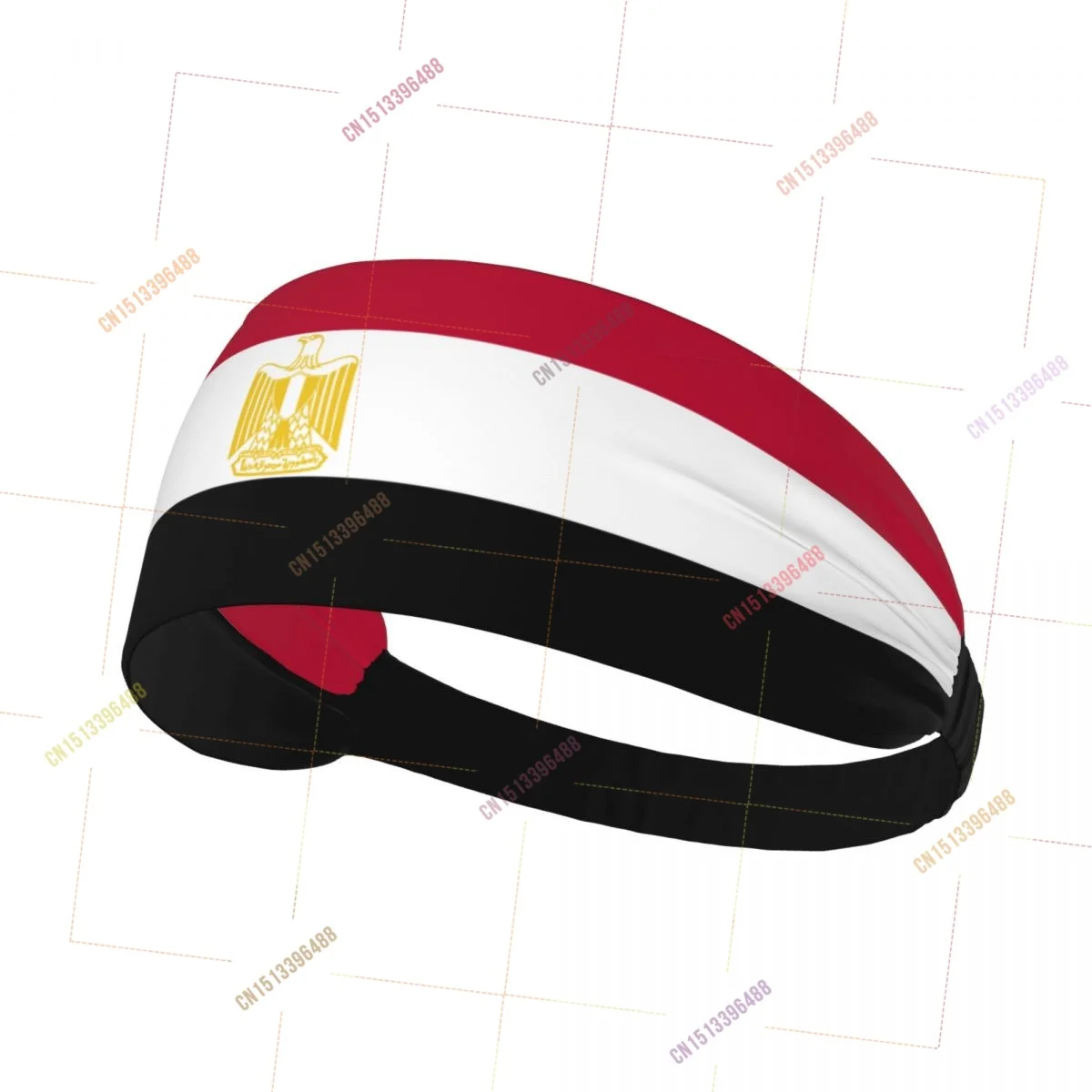 2027 Egypt Tie Headband for Men Women Adjustable Sports Sweatband for Yoga Soccer Running Basketball Cycling