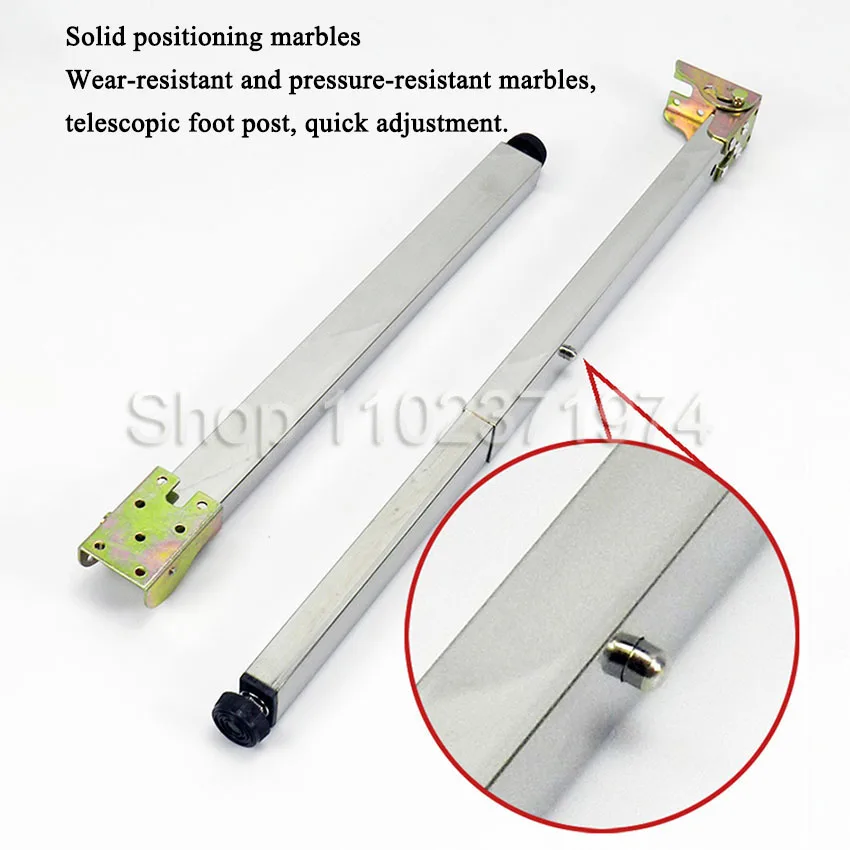 Stainless Steel Foldable Retractable Furniture Legs Bracket Lift Table Legs Support Bar Foot Column Length Can be Customized