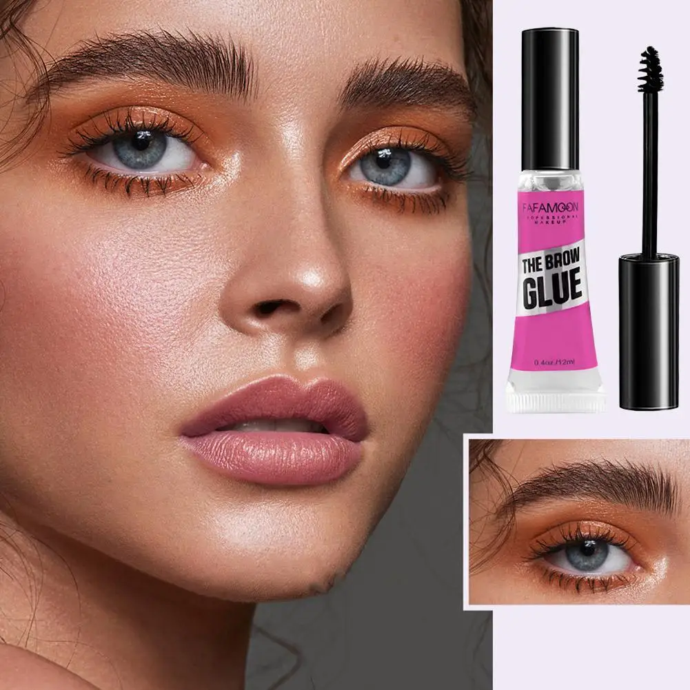 3d Transparante Wenkbrauw Styling Crème Waterdichte Sneldrogende Make-Up Setting Gel Natuurlijke Wenkbrauw Cosmetica Wenkbrauw Wild