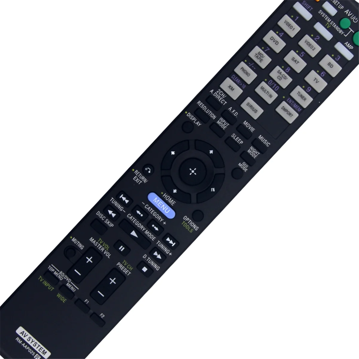 AT622-Remote Control RM-AAP025 Replacement for AV Receiver System STR-DA2400ES
