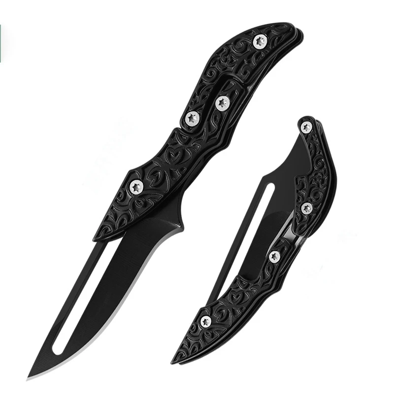 Mini Folding Knife Outdoor Portable Portable Small Knife All Steel Folding Knife Stainless Steel New Style