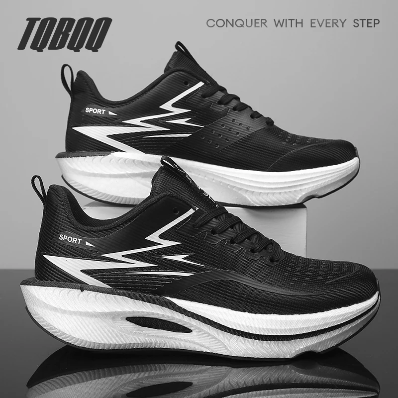 Men Women Running Shoes Marathon Cushion Breathable Lightweight Comfortable Women Outdoor Athletic Casual Sneakers Jogging