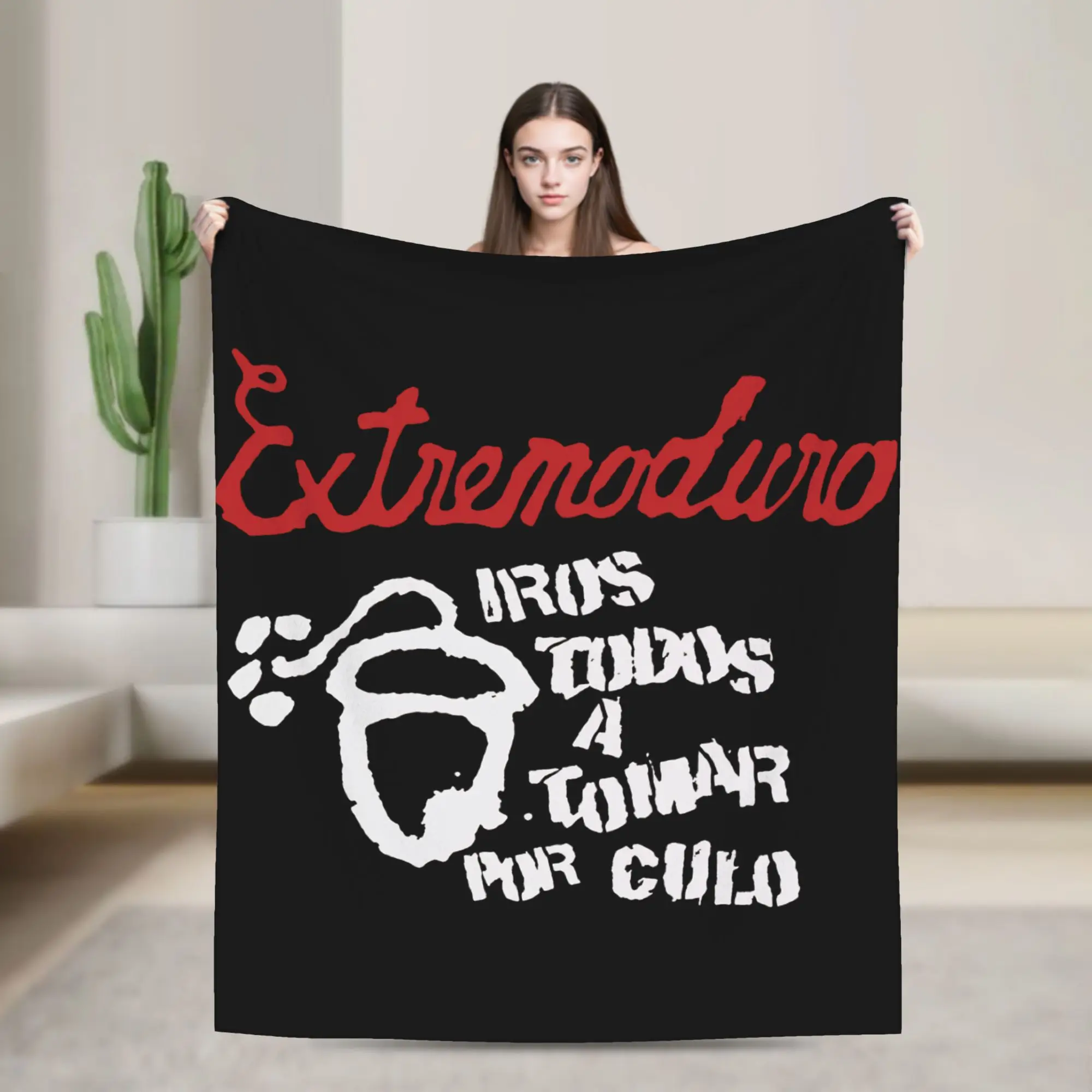 

Одеяло Extremoduro, флисовое летнее одеяло с кондиционером, испанское хард-рок, портативное мягкое одеяло для кровати, дивана, покрывала