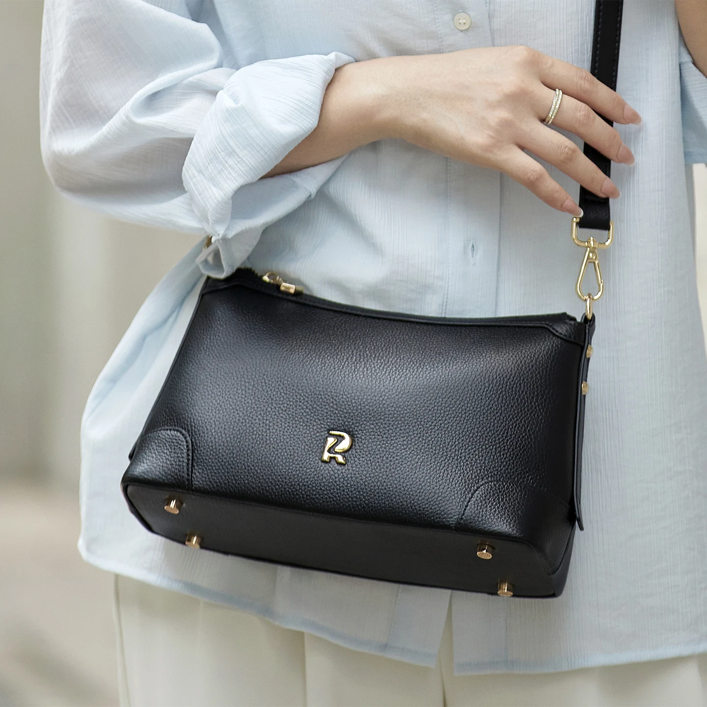 

ZOOLER 2026 New Women Leather Handbag First Cow Leather Women Shoulder Bag Classic Designed Handcrafted Skin Bag Purses#AL933