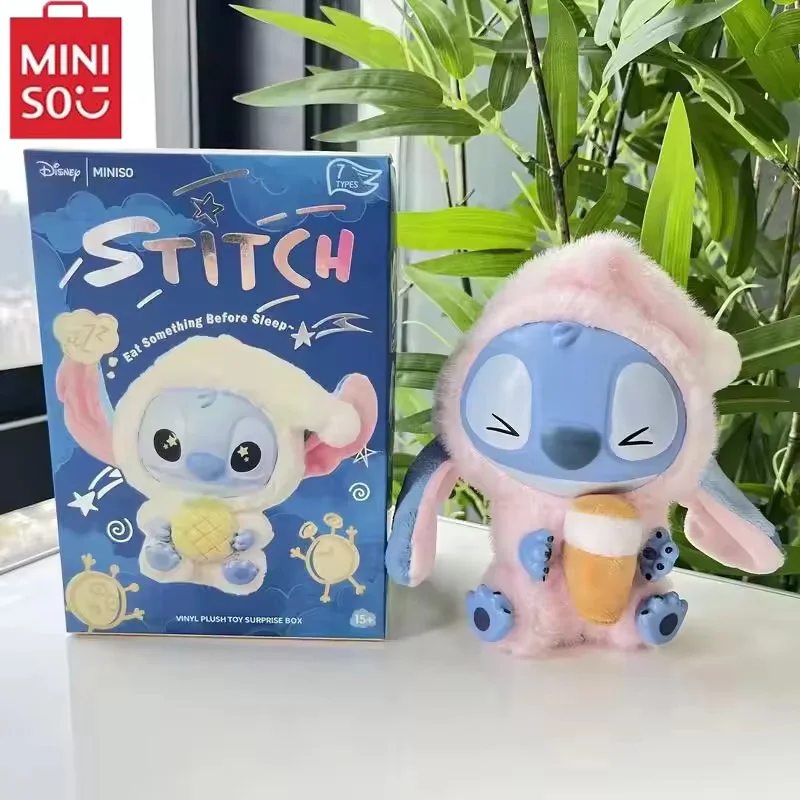 

Stitch Eat Something Before Sleep Series Blind Box Toy Mystery Box Anime Figure Stitch Doll Pendant Ornaments Kids Birthday Gift