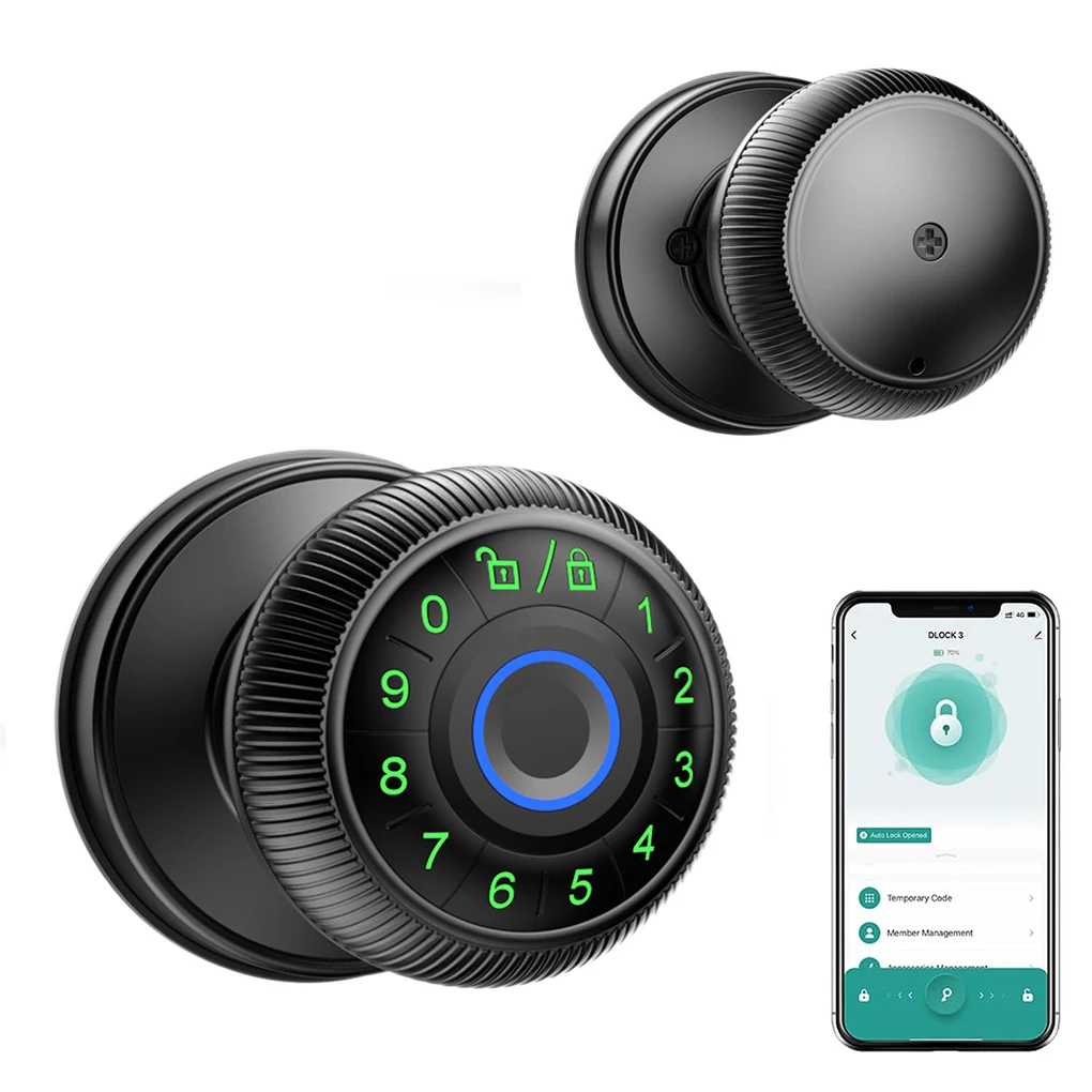 2pieces Fingerprint Door Lock Smart Graffiti APP Security Solution Smart Graffiti APP Meet Needs