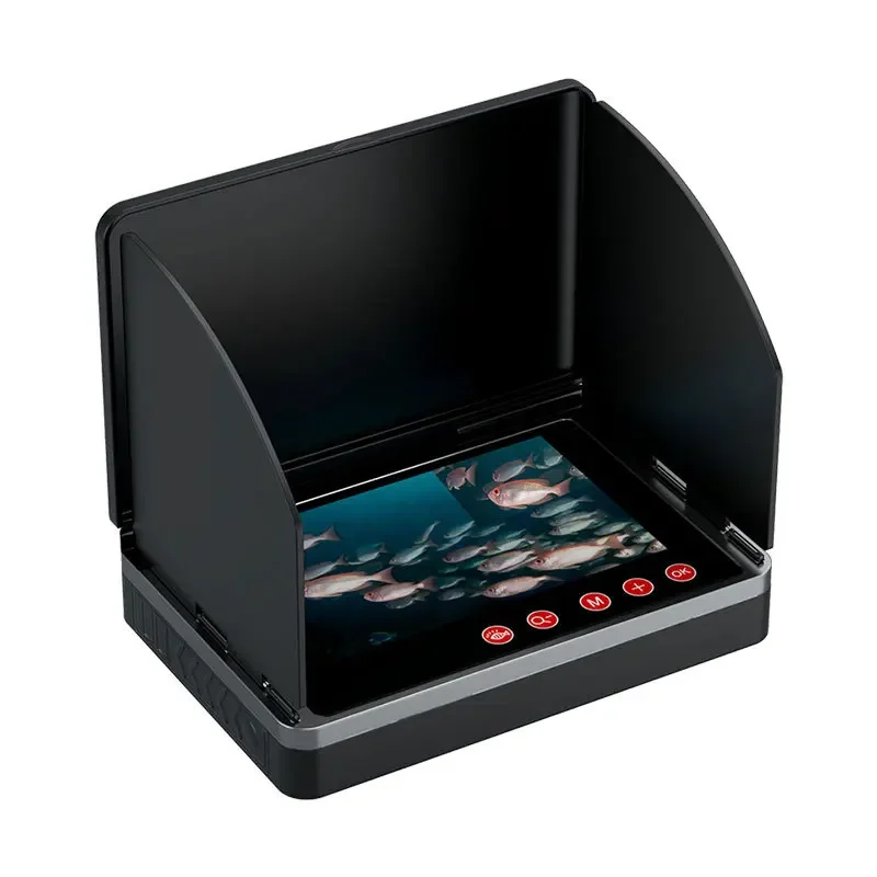 

5 inch fish alarm underwater visual fish finder high definition night vision waterproof double video AHD1080P