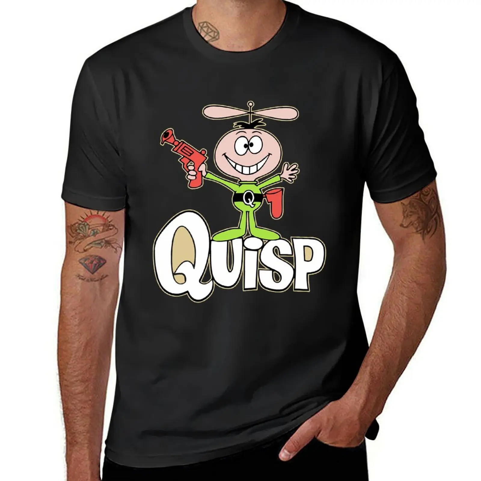 Bestselling quisp logo essential t shirt T-Shirt anime summer top graphics summer clothes mens graphic t-shirts