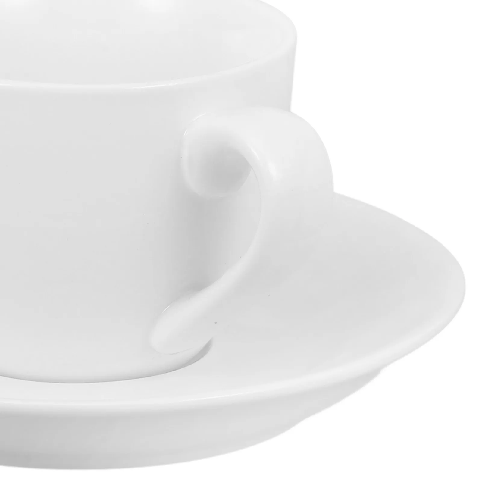 1Set Coffee Cup Saucer Simple Style Ceramic Tea Cup Set Stable Base Drinking Cups for Coffee Tea Milk Juice Home Office - view 5
