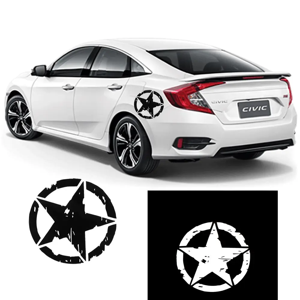 

15cm*15cm Hot Graphic Motorcycle Auto Decals Star Car Sticker