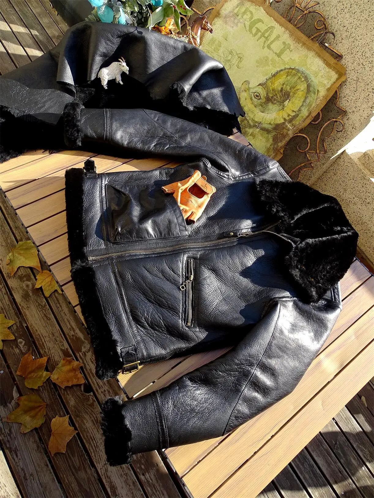 

Tailor Brando, оригинальная мужская винтажная классическая куртка-авиатор из овечьей овчины, зимняя теплая куртка из натурального меха