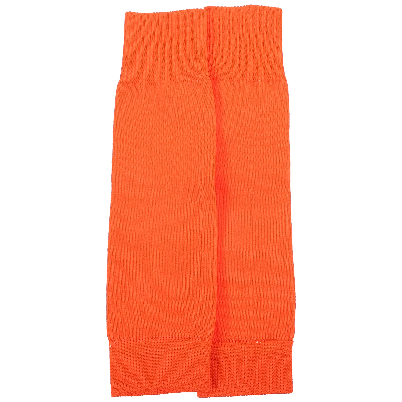 زوج واحد من أكمام ضغط الساق مرنة قابلة للتنفس بدون قدم للرياضة والجري لتدفئة الساق، جوارب كرة قدم مريحة