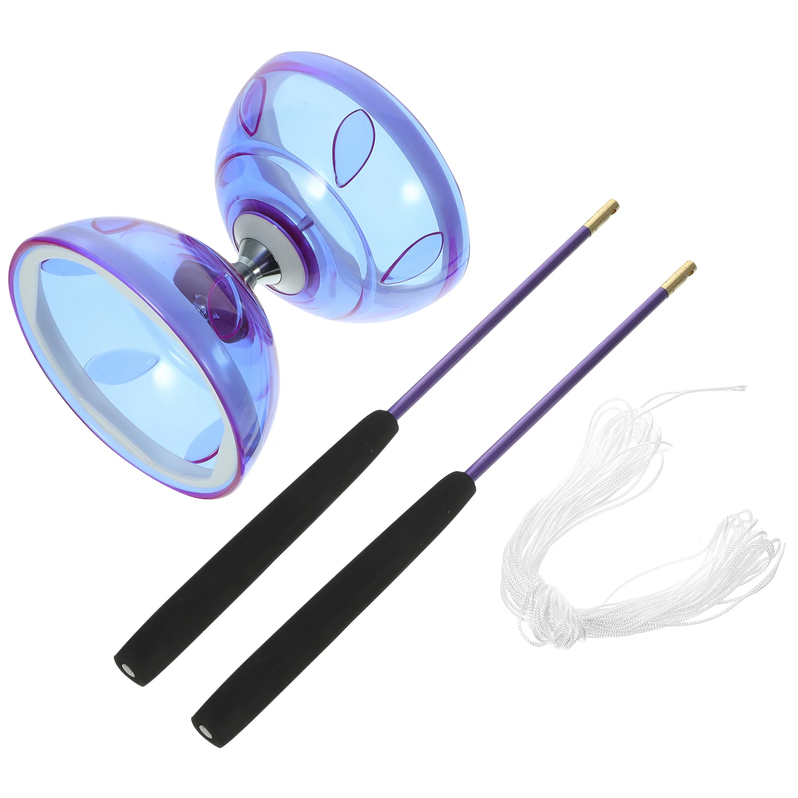 Holder Diabolo Toy Chinese Yo for Kids Bearing Sport Plastic Belt Clip Attachable