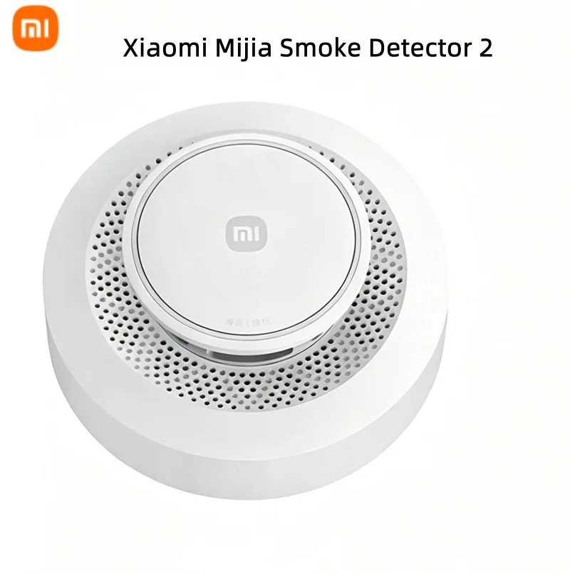 Xiaomi Mijia Smoke Detector 2 Honeywell Sensor Fire Alarm Audible And Visual Alert Bluetooth Connect Works with Xiaomi Gateway