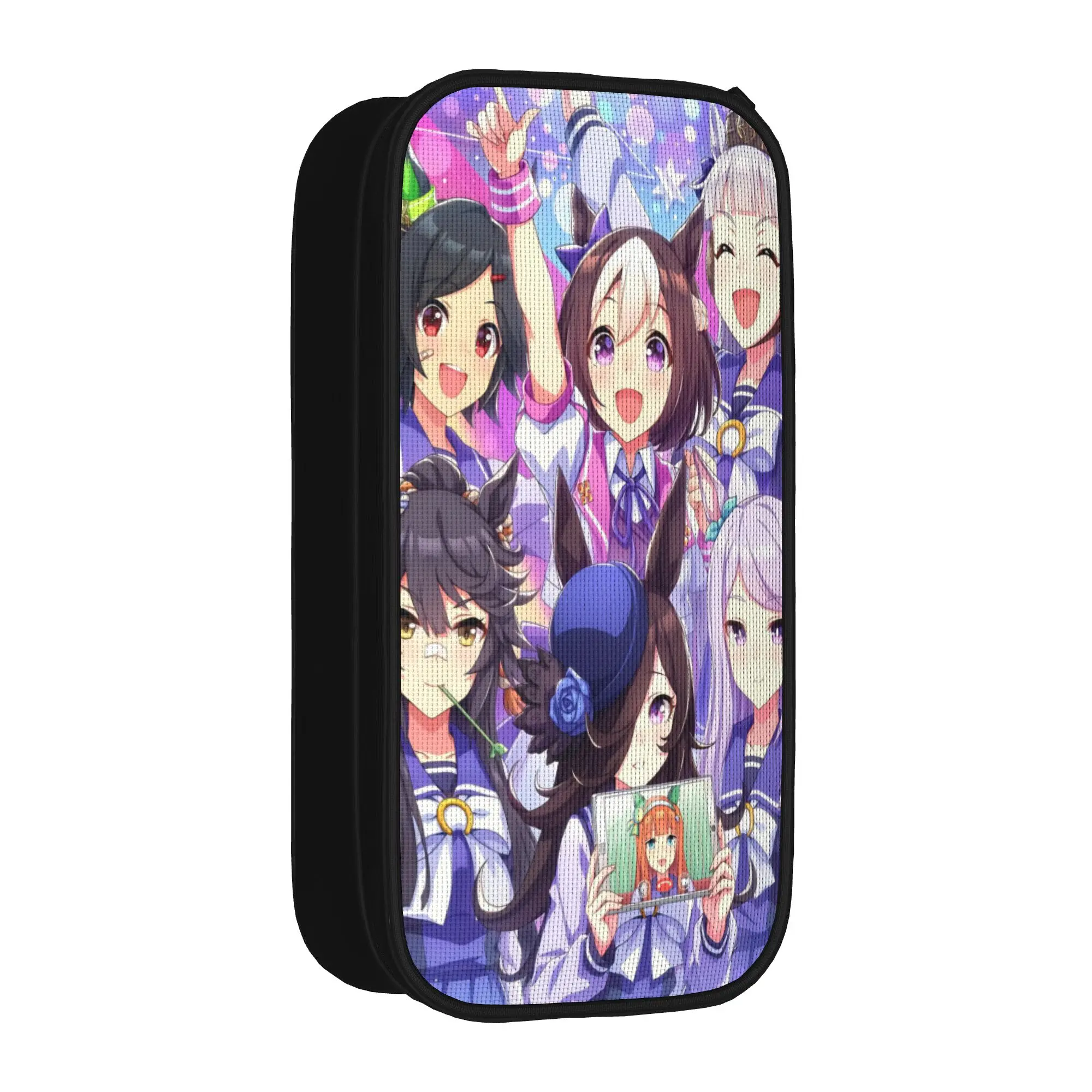 Uma Musume Pretty Derby Pencil Cases Special Week Pencilcases Pen Box for Girl Boy Pencil Bags Students School Accessories