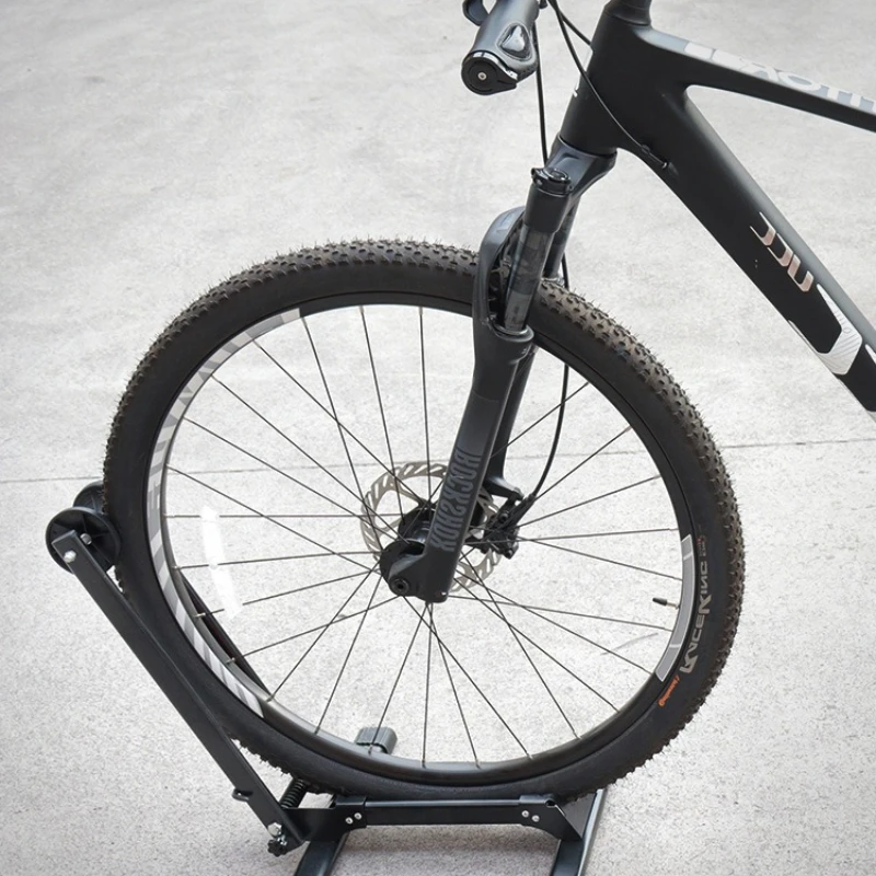 

Bicycle folding parking stand, mountain bike portable repair support stand, display stand cycling accessories
