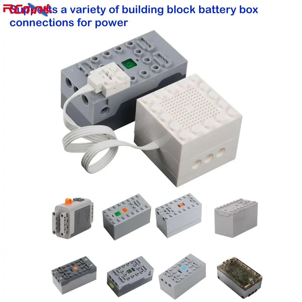 RCmall Building Blocks Bluetooth Speaker MOC Creative Sound Music Play Technical Parts for Cars Trains Compatible with Legoeds