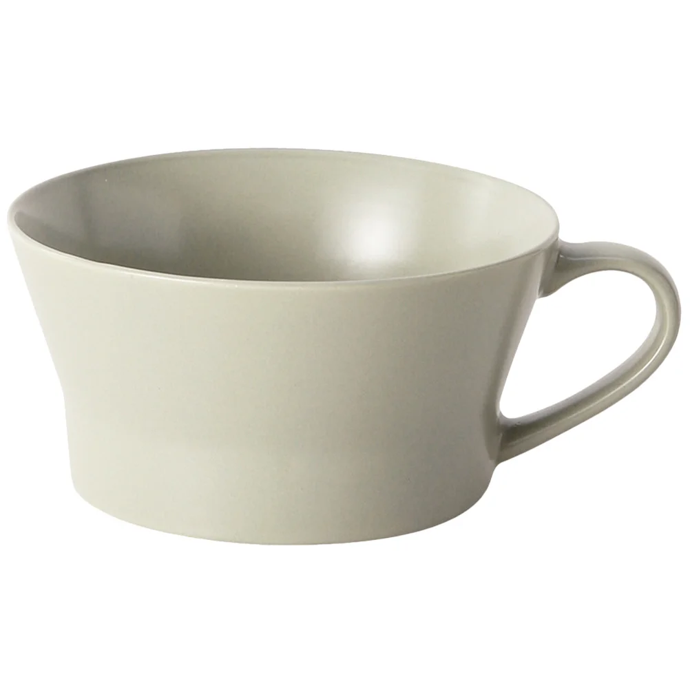 

Ceramic Coffee Cup with Comfortable Handle Modern Design Mug for Home Office Use Daily Drinkware 16Oz Breakfast Milk Tea Cup