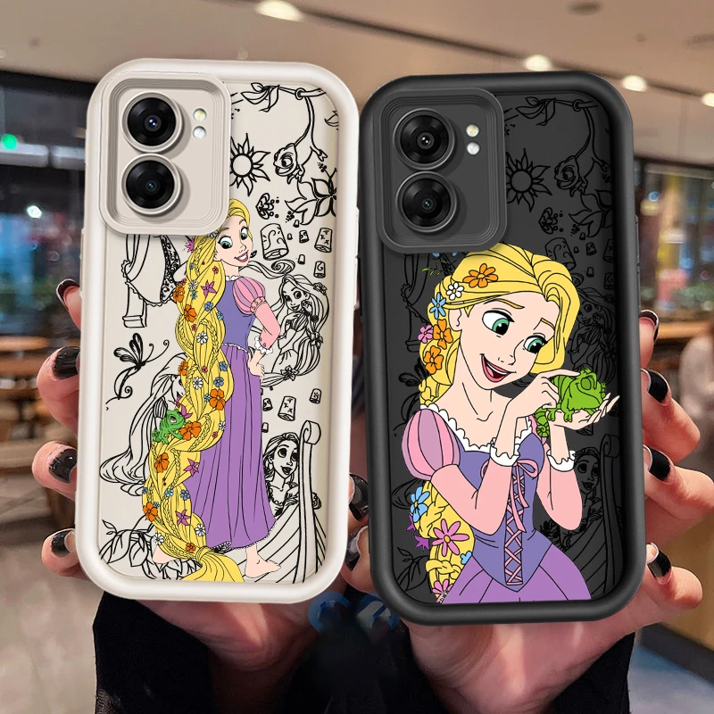 The Princess Rapunzel For OPPO A98 A78 A94 A76 A74 A58 A55 4G 5G A9 A53 2020 A36 Eye Ladder Cover Capa Fundas Phone Case