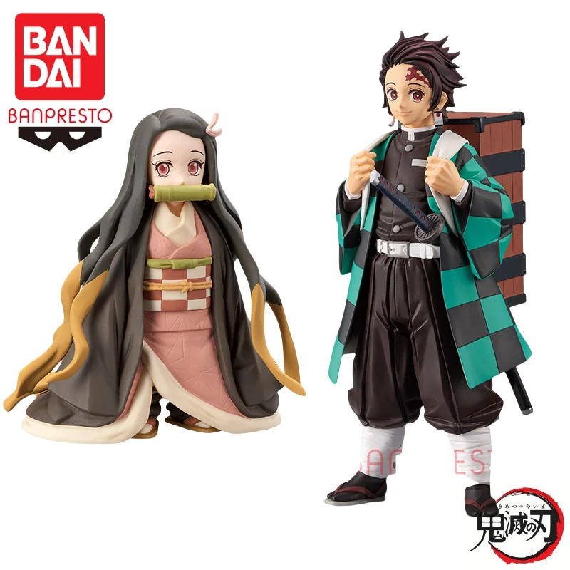 

Распродажа! В наличии: Оригинальные фигурки Bandai Banpresto Demon Slayer, тома 18-19, Камадо Нэзуко, Камадо Танджиро, коллекционные модели-куклы.