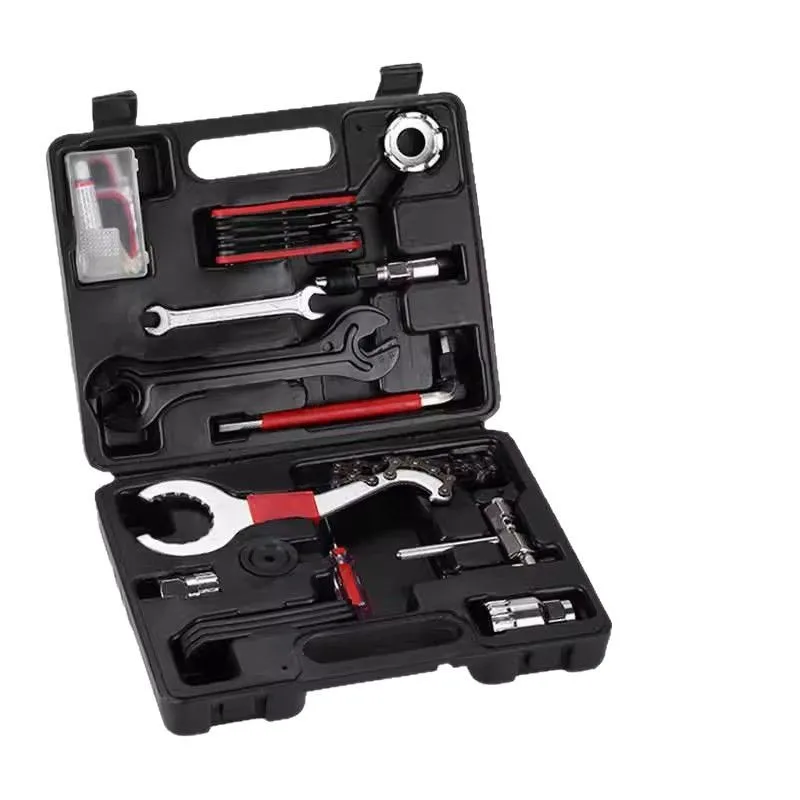 

Bicycle Repair Multifunctional Chain Wrench Center Axle Removal Flywheel Spoke Combination Universal Sleeve Set