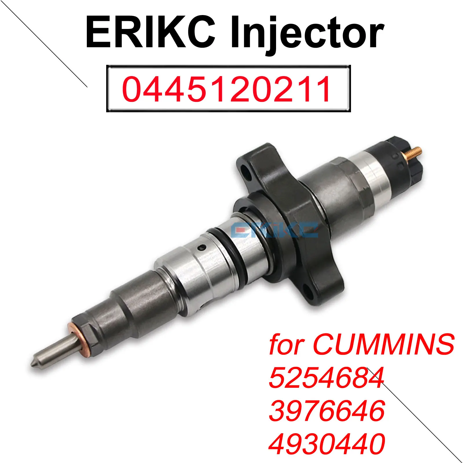 

0445120211 Diesel Fuel Injector Assy 0 445 120 211 Car Parts Nozzle 0445 120 211 for Bosch Cummins 5254684 3976646 4930440