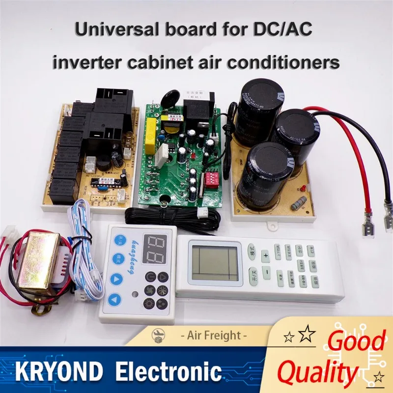 Placa de Controle Universal para Ar Condicionado Inversor AC/DC para Unidades Split 1P 1.5P - Substituição de PCB para Manutenção de Sistemas HVAC