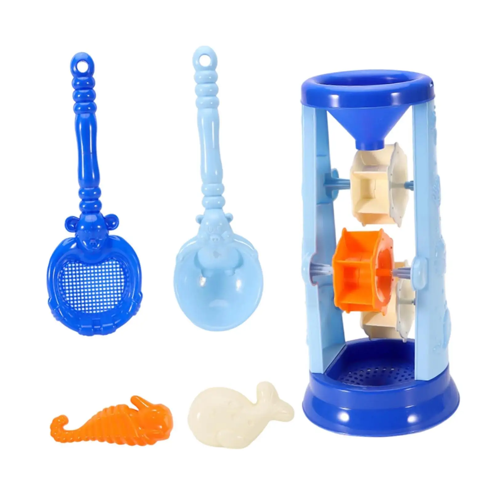 Ensemble de jouets de plage pour enfants, 5 pièces, pelles à sable d'été, activités de plein air, sable de voyage