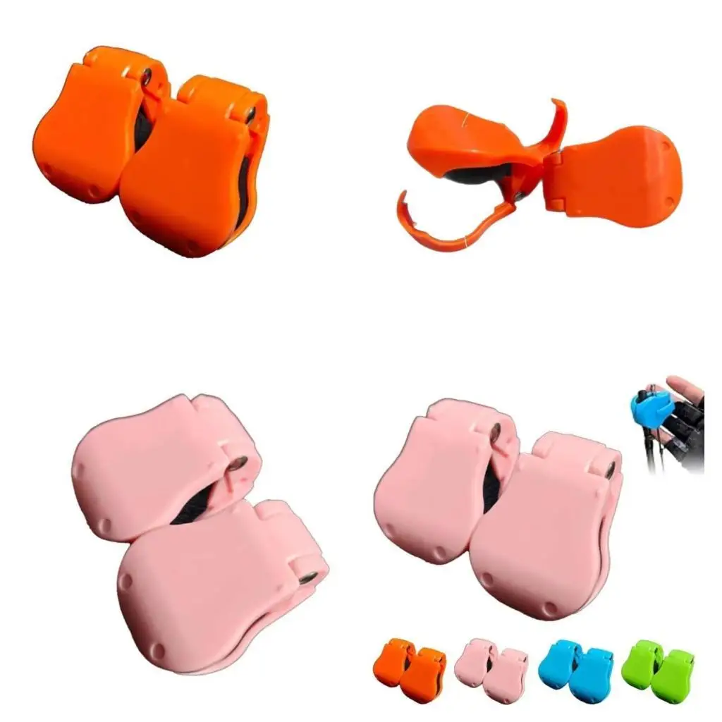 

Y1UC Pair Fishing Rod Holder for Ground Multifunction Fixer Clip Straps Fishing Poles Holder Rod Fixer Wall Mount Rod Holder