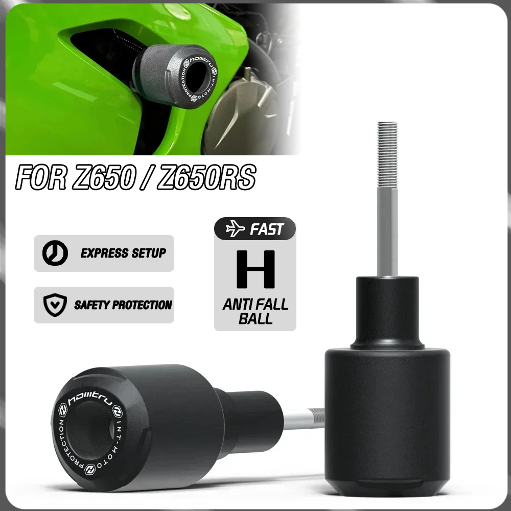 

For Kawasaki Z650 2017-2024 and Z650RS 2023-2024 motorcycle modification accessories, fork axle slider engine clutch protector