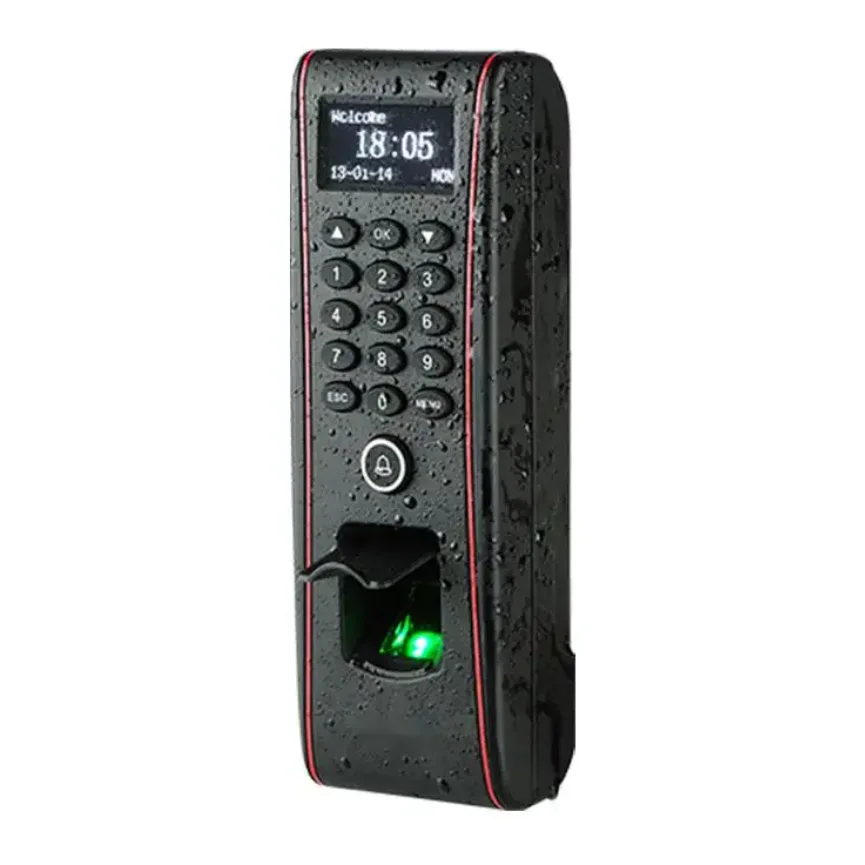 

Zk Software TF1700 IP65 Waterproof Outdoor Door Lock Smart Biometric Fingerprint Time Attendance Access Control