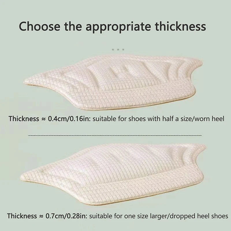 نعال كعب للأحذية منصات التصحيح للرياضة حجم قابل للتعديل وسادة للقدم نعل حامي الخلفي ملصق