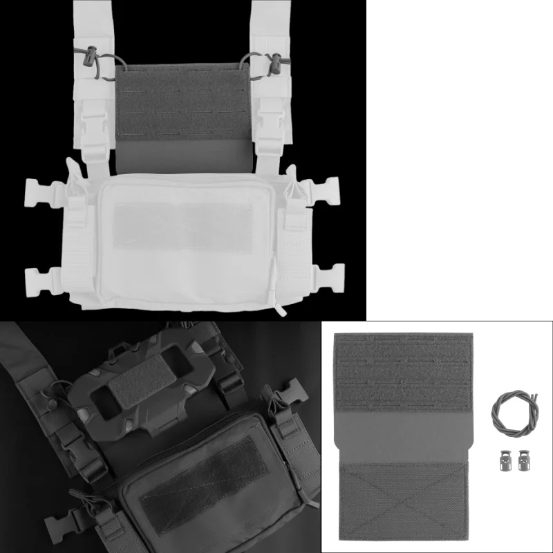 

Chest Rig Mag Holder Attachment | MOLLE Compatible Expandable Magazine Pouch | For Hunting Vest Accessories