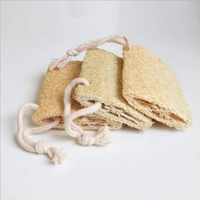 1PC Organic Loofahs Loofah Spa Exfoliating Scrubber natural Luffa Body Wash Sponge Remove Dead Skin Made Soap