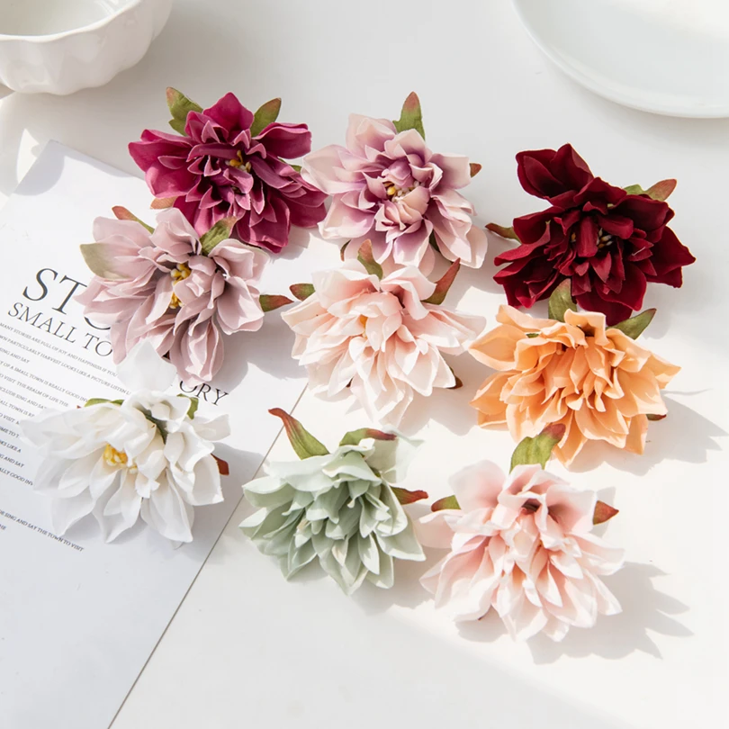 20/40 Stück Künstliche Blumen Seiden-Staubblätter Gerbera Heim Hochzeitsdekoration Outdoor Garten Scrapbook Rosenbogen Bastelkranz Fotografie Party