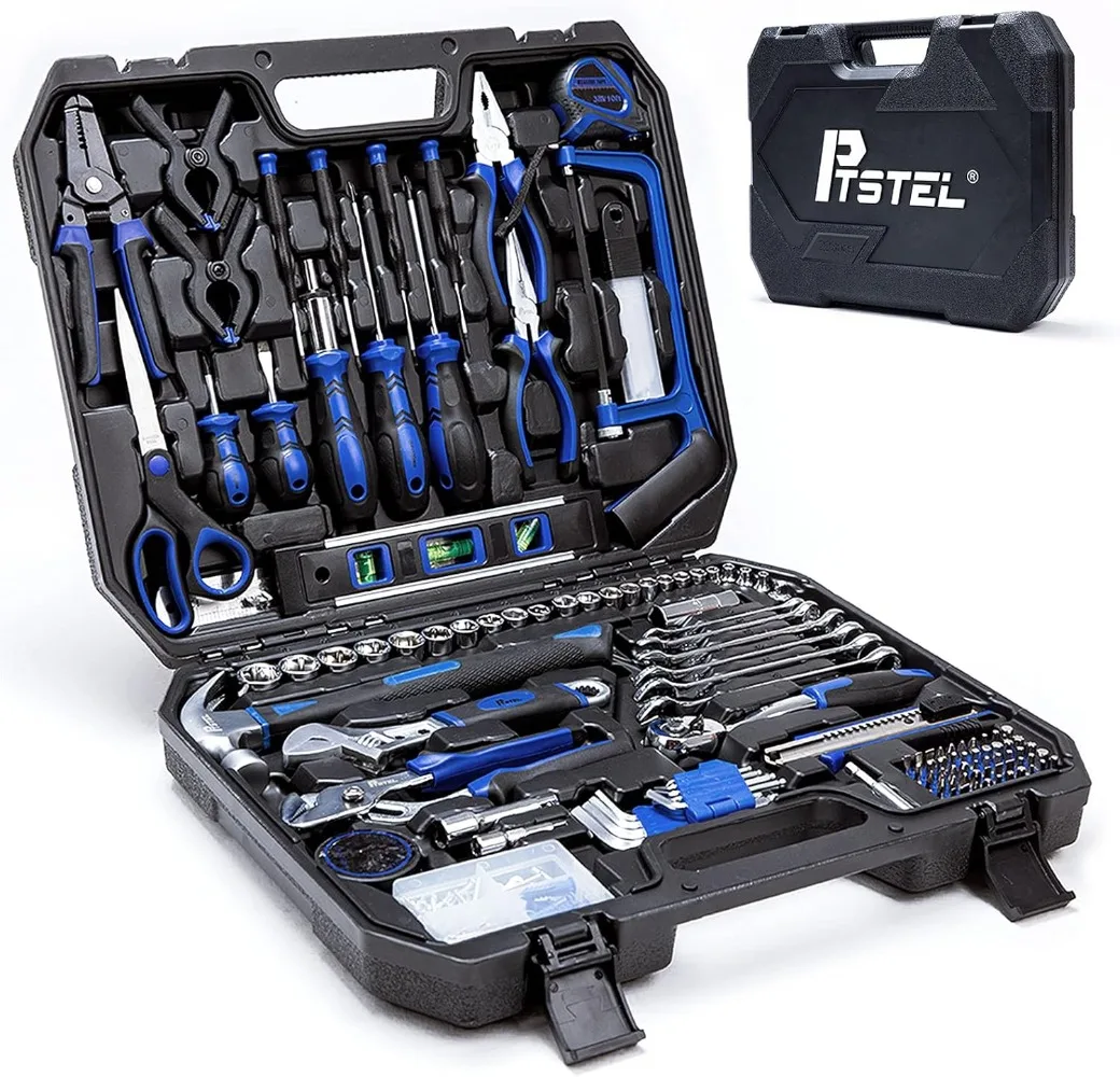 228 Piece Household Hand Tool Kit Perfect for Homeowner,Handyman,General Home/Auto Repair Tool Set with Toolbox Storage Case