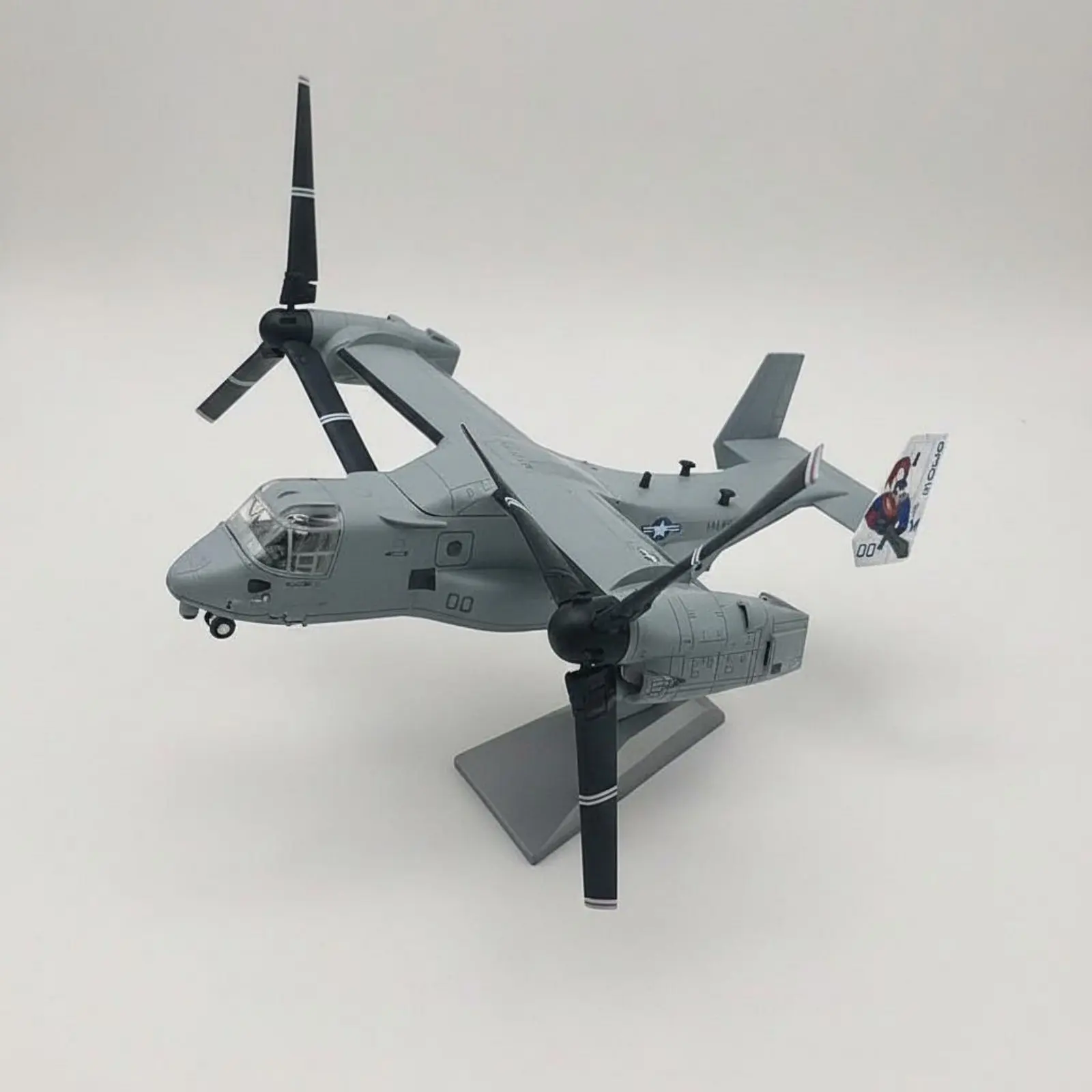 

Tiltrotor Aircraft Model Model Rotating Propellers 1:72 Scale Airplane Diecast Authentic Detailing for Aviation Fans