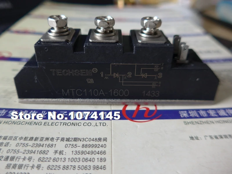 Módulo de potência IGBT MTC110A-1600