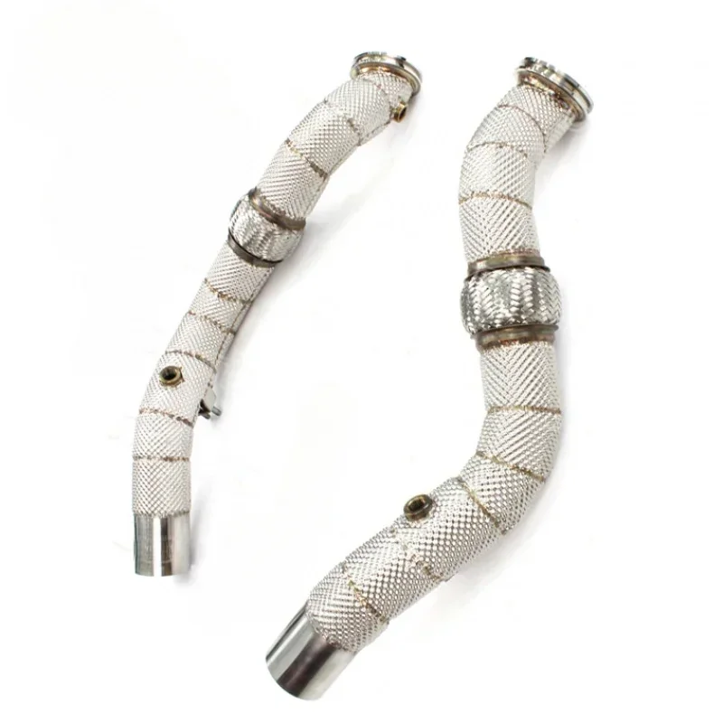 

High Performance hot sellin Flow Catless Exhaust Downpipes for Maserati Ghibli 3.0t 304Stainless Steel Automobile Accessories