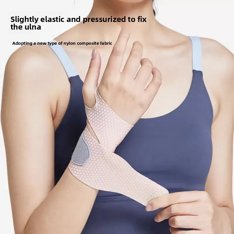 Thin Summer Wrist Support Brace for Women Anti-Sprain Wrist Guard for Tendonitis Sports Wrist Band for Badminton Fitness Workout
