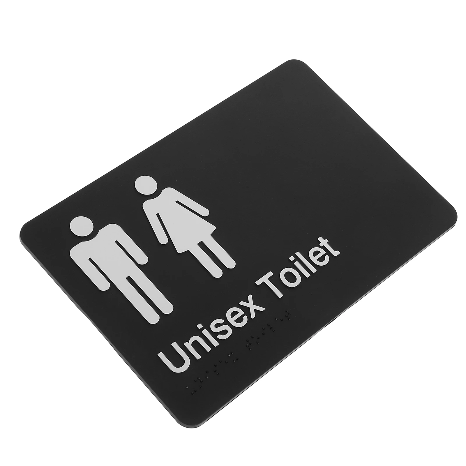 

Braille Signage Public Restroom Decor Door Tips Office Bathroom Sponge Glue Supply