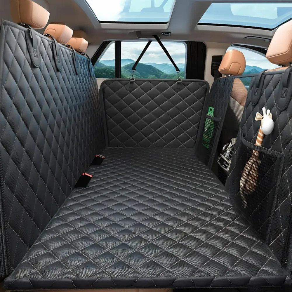 

Прочный водонепроницаемый чехол на сиденье для собаки емкостью 500 фунтов с удлинителем заднего сиденья для повышенной защиты