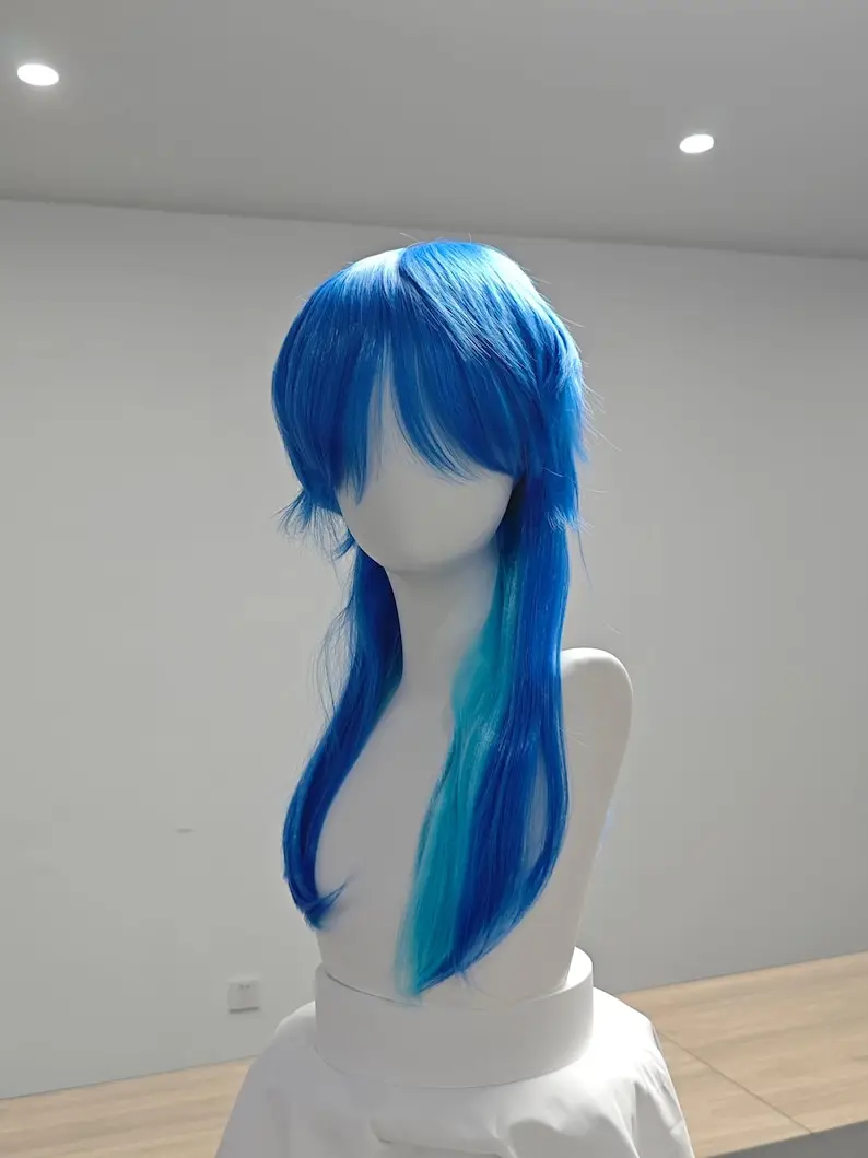 Aoba Hazen – perruque de jeu de rôle en Fiber synthétique, perruque de personnage d'anime, idéale pour les événements de cosplay