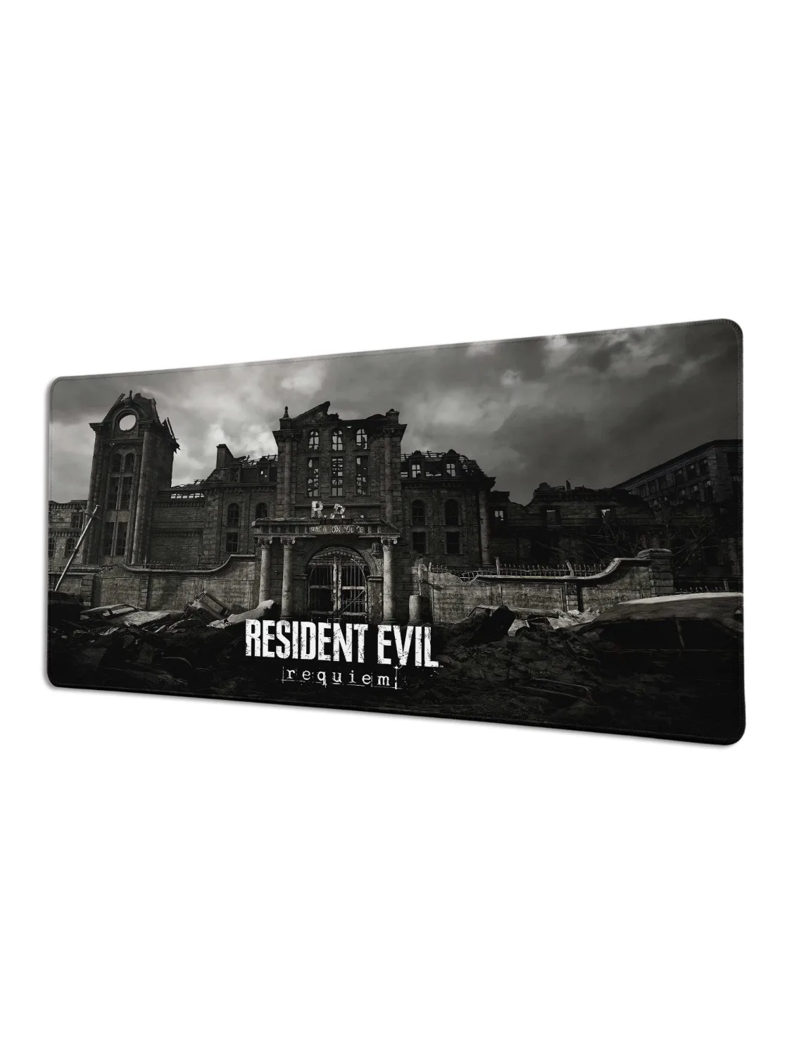 Podkładka na biurko XXL HD z gumową antypoślizgową bazą, motyw Resident Evil Requiem, dla graczy, szybka podkładka pod mysz i klawiaturę, idealna do biura i gier. — zdjęcie produktu 7