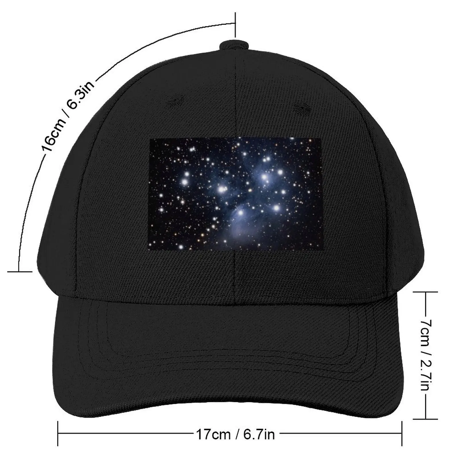 M45 The Pleiades / The Seven Sisters Baseball Cap Beach Outing Dropshipping hiking hat black For Girls Men's