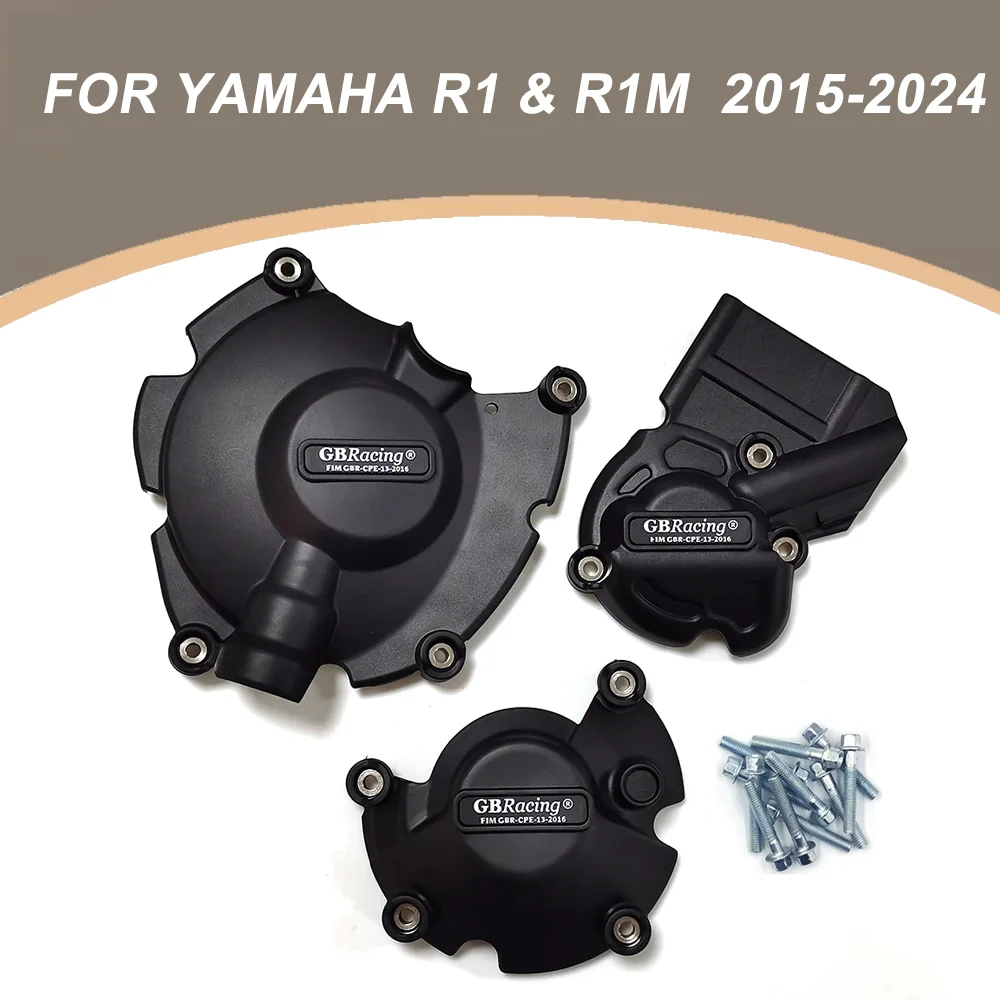 

Motorcycles Engine Protective Cover For Yamaha R1 R1M 2015-2020 2021 2022 2023 2024 Engine Covers