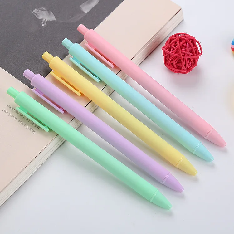 1 Pcs Color Press Neutral Pens Creative Candy Color Student Water Pen Learning Office Stationery Wholesale